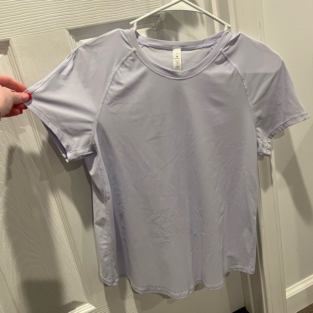 light purple Lululemon top. size 4
